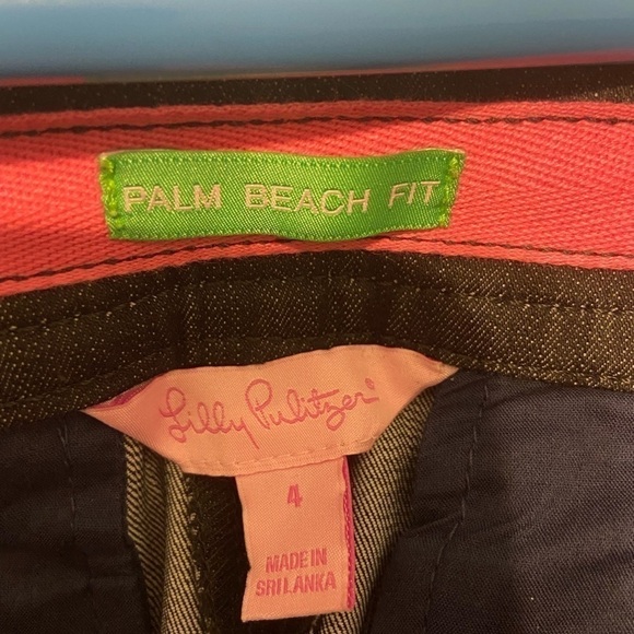 Lilly Pulitzer blue boot cut jeans - Picture 3 of 4